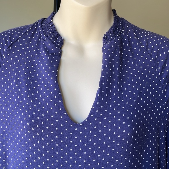ISA CLO. POLKA DOT BLUE TIERED MIDI DRESS ?S/M - Picture 4 of 10